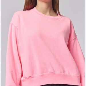 Wishlist Pink Crewneck Sweatshirt NWT